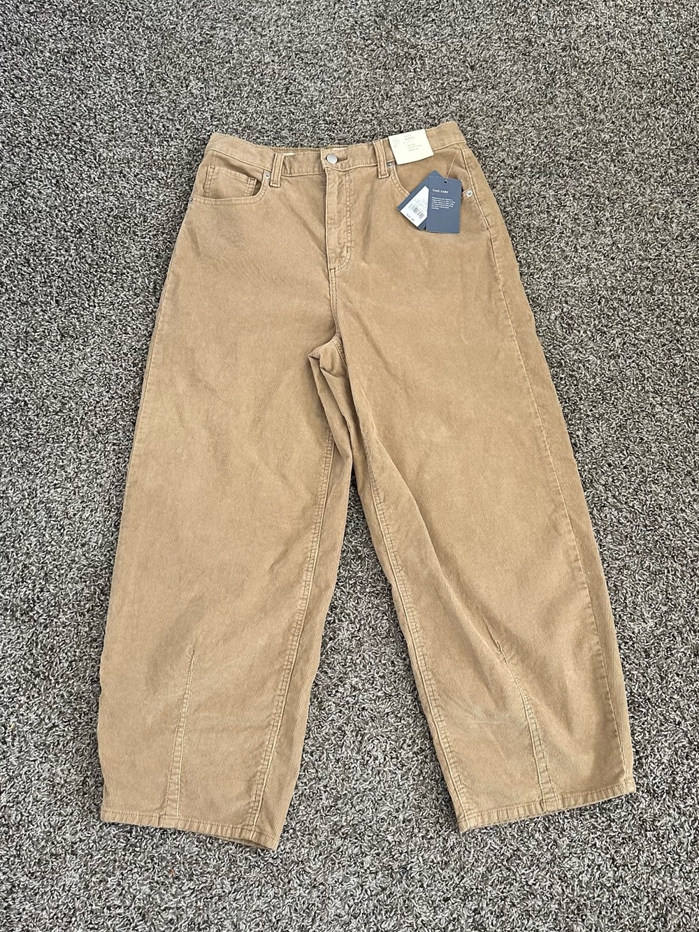 Target High-Rise Wide-Leg Jeans — Tan